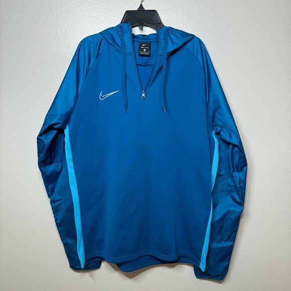 Nike Other - NIKE Dri-Fit Repel Academy Drill Hoodie 1/4 Zip Teal Color Men Size Medium